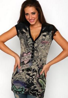 cheap Ed Hardy shirt(Women)-775